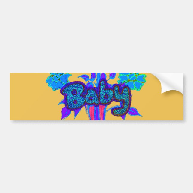 Bumper Sticker Template Car Bumper Sticker (Front)