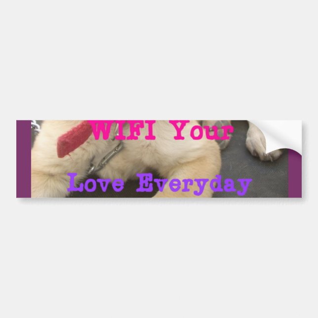Bumper Sticker Template Car Bumper Sticker (Front)