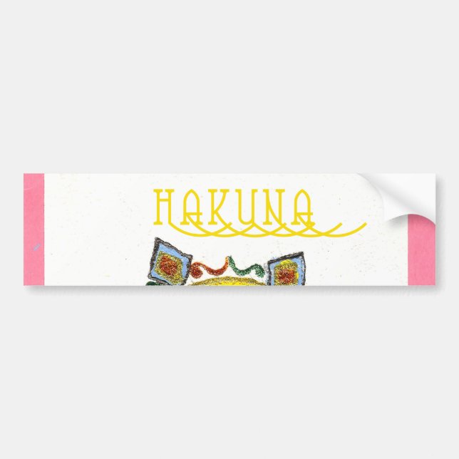 Bumper Sticker Template Car Bumper Sticker (Front)