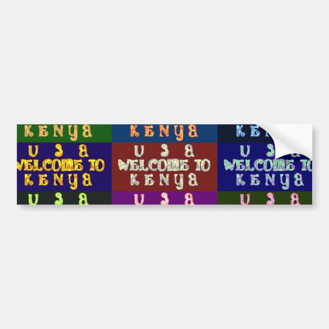 Bumper Sticker Template Car Bumper Sticker (Front)