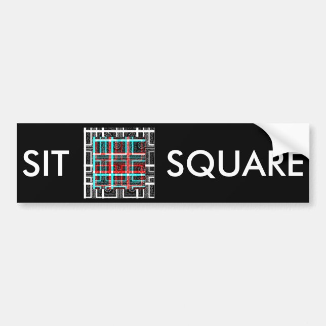 Bumper Sticker Template Car Bumper Sticker (Front)