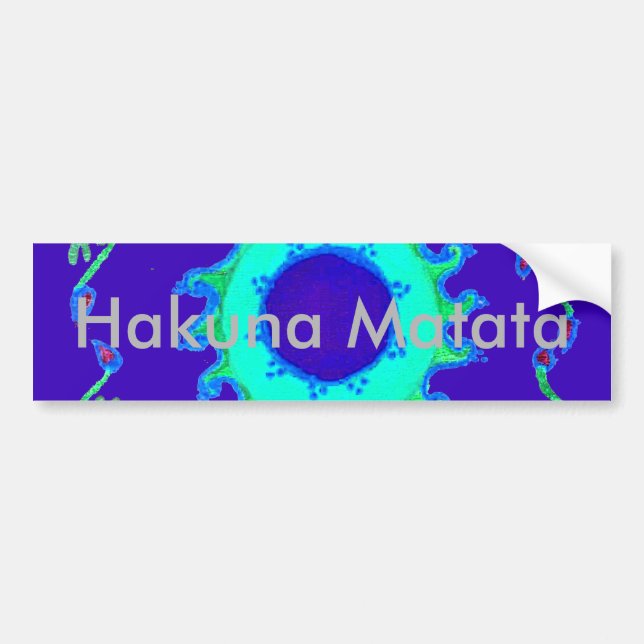Bumper Sticker Template Car Bumper Sticker (Front)