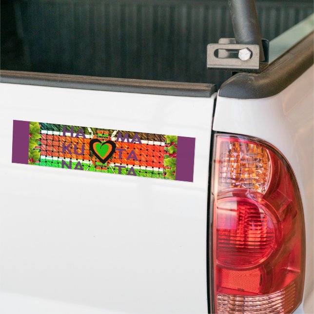 Bumper Sticker Template Car Kenya (On Truck)