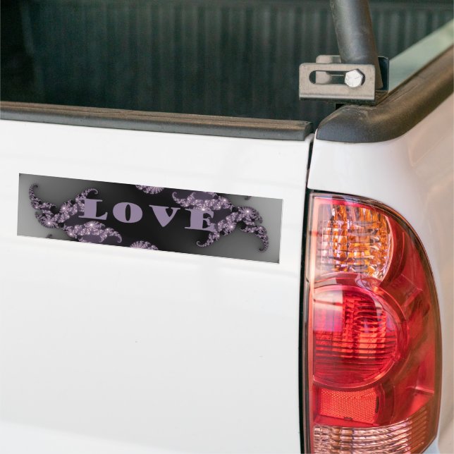 Bumper Sticker Template Car Lovely Powerful (On Truck)
