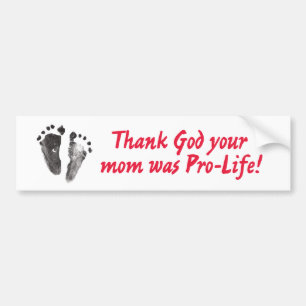 bumper_sticker_thank_God Bumper Sticker