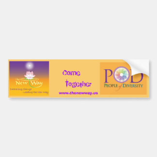 Bumper sticker- The New Way POD Sticker