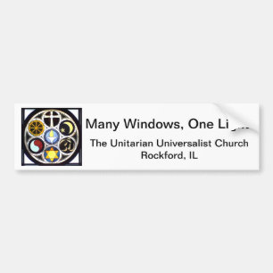 Bumper Sticker The Unitarian Universalist Church