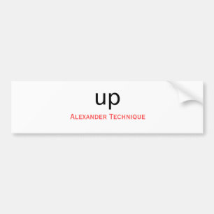 Bumper sticker - up