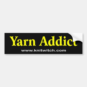 Bumper Sticker - Yarn Addict