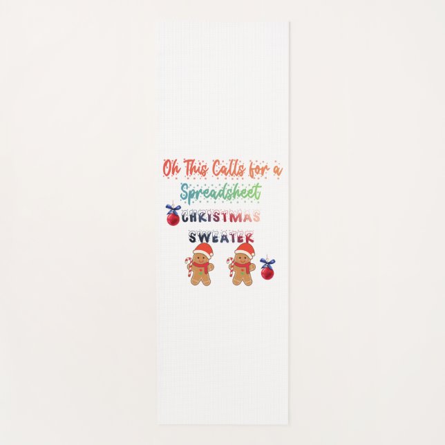 Bumper Sticker Yoga Mat (Front)