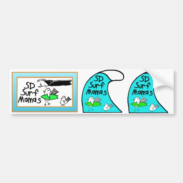 Bumper Stickers- 3 in 1 Sticker (Front)