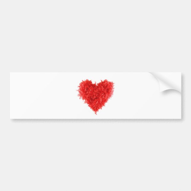 BumperStickers|RedHeartBoa Bumper Sticker (Front)