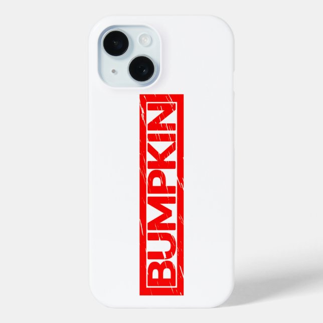 Bumpkin Stamp Case-Mate iPhone Case (Back)