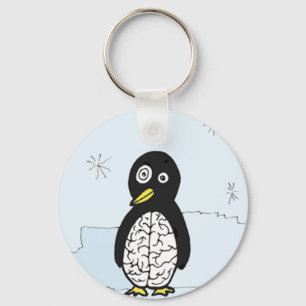 Bumpy Brains Penguin Keychain