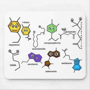 Bumpy Neurotransmitters Mouse Pad