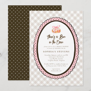 Bun in the Oven Baby Shower Invitation