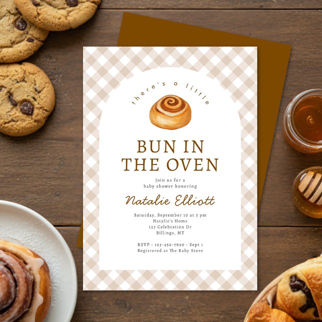 Bun In The Oven Baby Shower Invitation (Creator Uploaded)