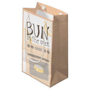 Bun in the Oven Baby Shower Small Gift Bag