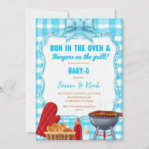 Bun in the Oven & Burgers on the Grill Baby Shower