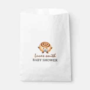Bun in the Oven cute baby boy shower Favour Bag