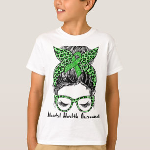 Bun Mental Health Problems Mental Health Awareness T-Shirt
