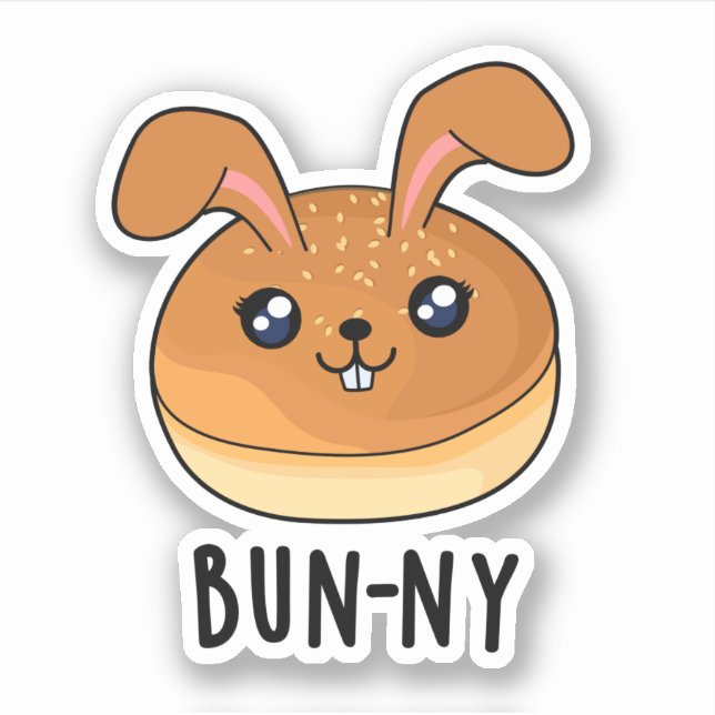Bun-ny Funny Bunny Rabbit Bun Pun (Front)