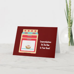 Bun Oven (customizable maternity) Card
