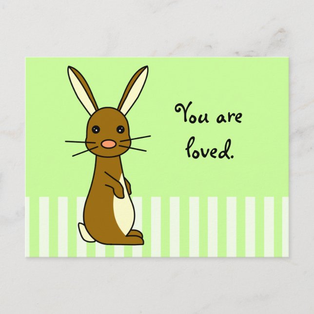Bunbun - Cute Rabbit Postcard (Front)