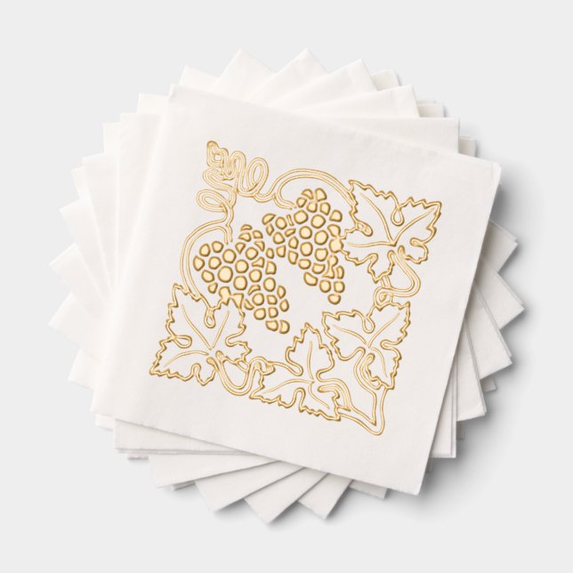 Bunch de raisins feuillus rustique (Insitu (empilé))