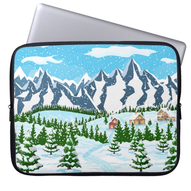 Bunch Flower With Colourful Digital Printing Backg Laptop Sleeve (Front)