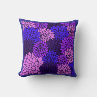 Bunch Of Bright Flowers Pillow