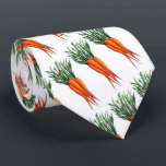 Bunch of Carrots Orange Vegetable Veggie Garden Tie<br><div class="desc">Foodie design features an original marker illustration of a bunch of ripe orange carrots. This vegetable design is also available on other products. Lots of additional food-themed designs are also available from this shop. Don't see what you're looking for? Contact Rebecca to have something created just for you.</div>