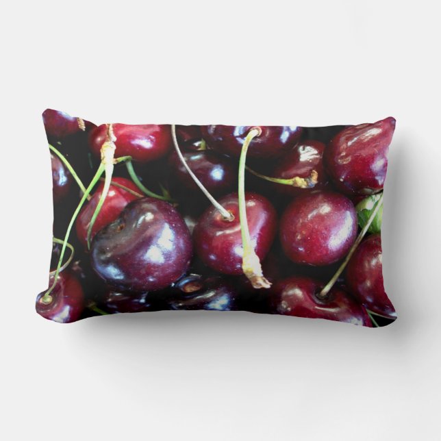 Bunch of Cherries Pillow (Front)