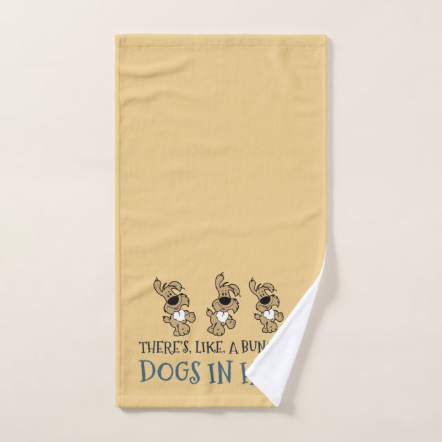 Bunch of Dogs in Here Hand Towel (Hand Towel)