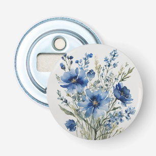 Bunch of Flowers Elegant Watercolor Bottle Opener