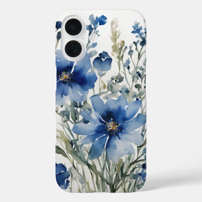 Bunch of Flowers Elegant Watercolor Case-Mate iPhone Case (Back)