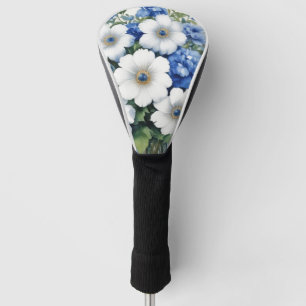 Bunch of Flowers Elegant Watercolor Golf Head Cover