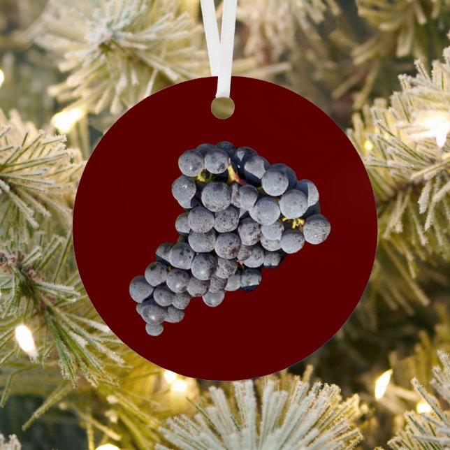 Bunch of Grapes Metal Ornament (Insitu)