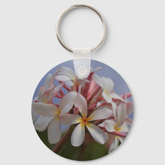 Bunch of Plumeria Keychain (Front)