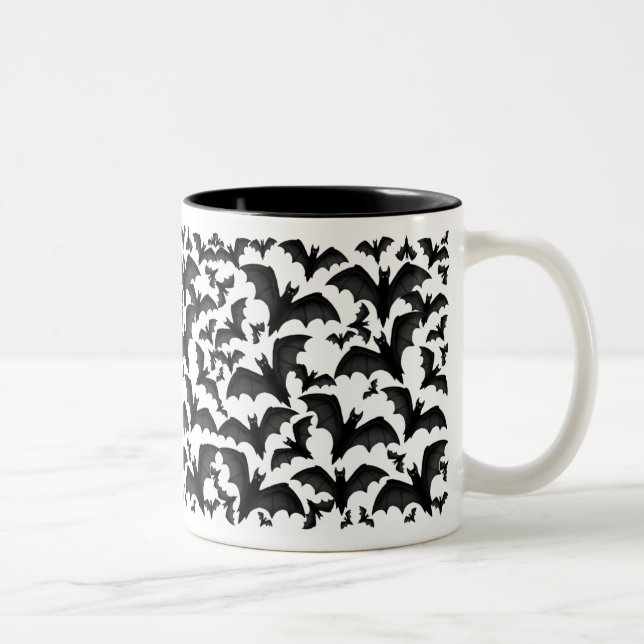Bunch of Vampire Bats Halloween Mug (Right)