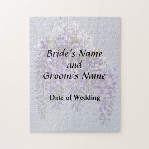 Bunch of Wisteria Wedding Products Jigsaw Puzzle