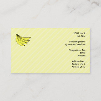 Bunch of Yellow Bananas. Business Card