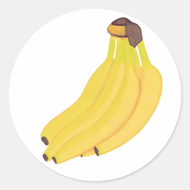 Bunch of Yellow Bananas Stickers (Front)