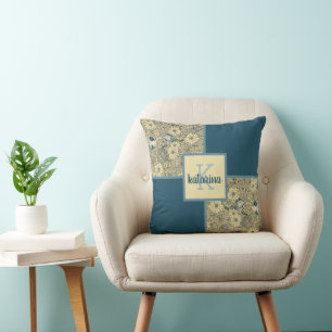 Bunch of Yellow Flowers Throw Pillow