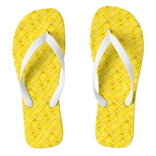 Bunches of banana pattern flip flops