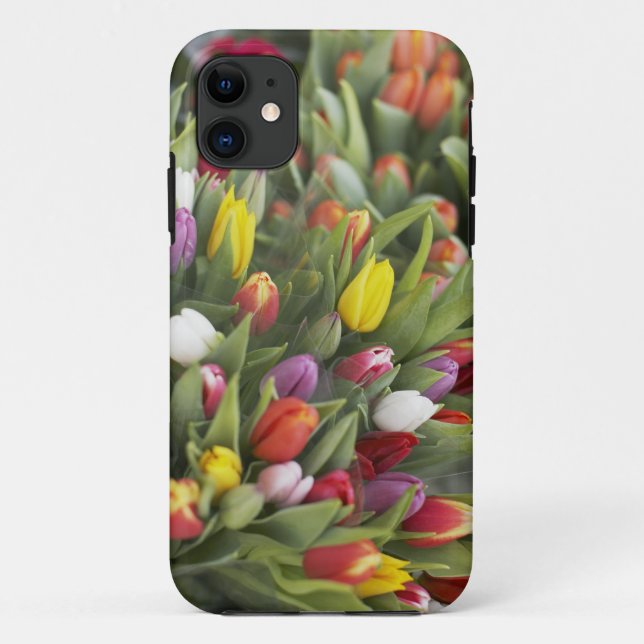 Bunches of colourful tulips Case-Mate iPhone case (Back)