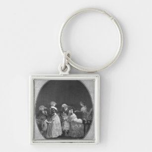 Bunches of flowers or celebrating grandmother keychain