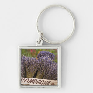 Bunches of lavender for sale, Vence, Provence, Keychain