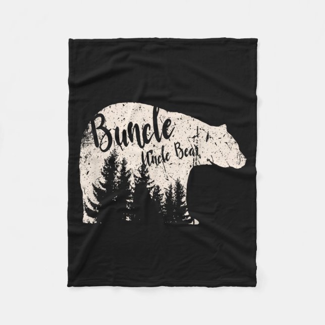 Buncle - They Call Me Buncle - The Uncle Funny  Fleece Blanket (Front)