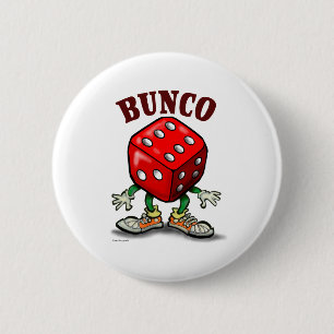 Bunco 2 Inch Round Button